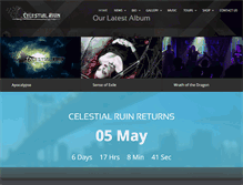 Tablet Screenshot of celestialruin.com